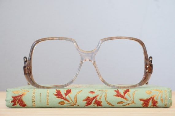 Vintage eyeglasses 1970's Frames/eyeglass/hipster… - image 4