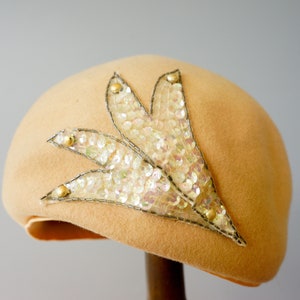 chapeau vintage en laine feutrée, chapeau de pilulier, chapeau vintage, chapeau des années 1950-60, chapellerie vintage, chapeau d'hiver vintage, chapeau de cocktail, chapeau d'église image 6