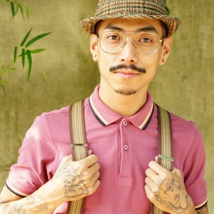 Vintage 1970s Aviator Eyeglass by American Optical, Gunmetal, Large 58-18