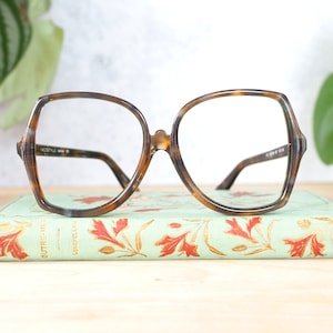 Vintage eyeglasses 1970s Made In Germany By Neostyle New Old Stock Multicolor Brown tones