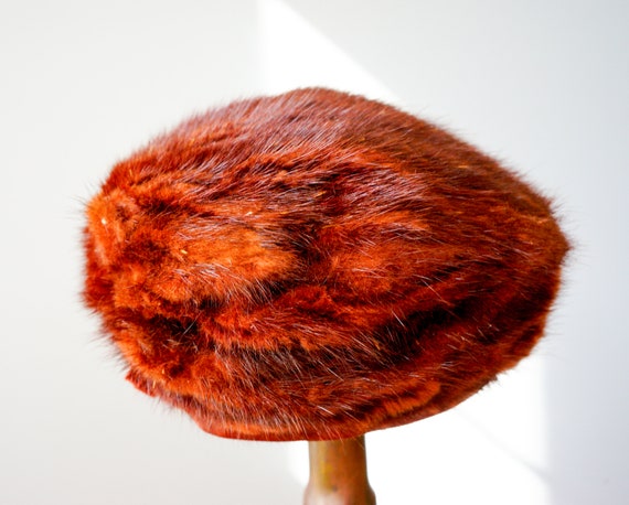 Vintage Marche Fur Pillbox Hat with Box, Vintage … - image 5