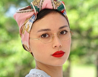 Vintage Eyeglasses 1960s wire rim Frames Made In USA by Hudson New Old Stock Gold tone Octagon 12k gold filled glasses