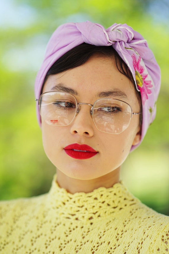 Vintage Eyeglasses 1970s wire rim Frames Made In USA … Gem