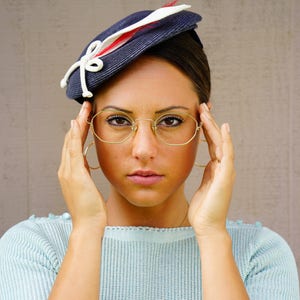 Vintage Brillen 1990er Jahre Wire Rim Glasses New Old Stock Frames Octogon Brillen Made in Hong Kong New Old Stock