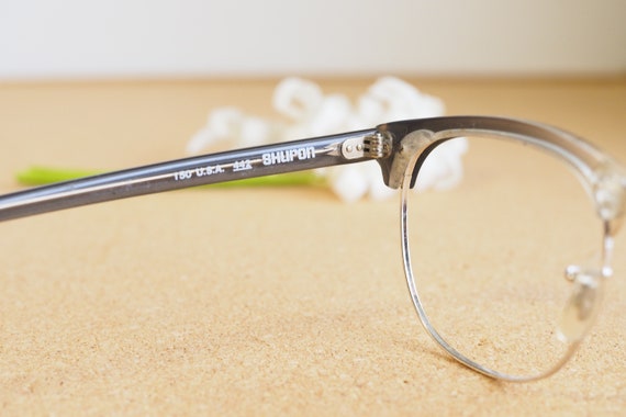 Vintage Eyeglasses Shuron Ronsir 1970s Made In US… - image 8