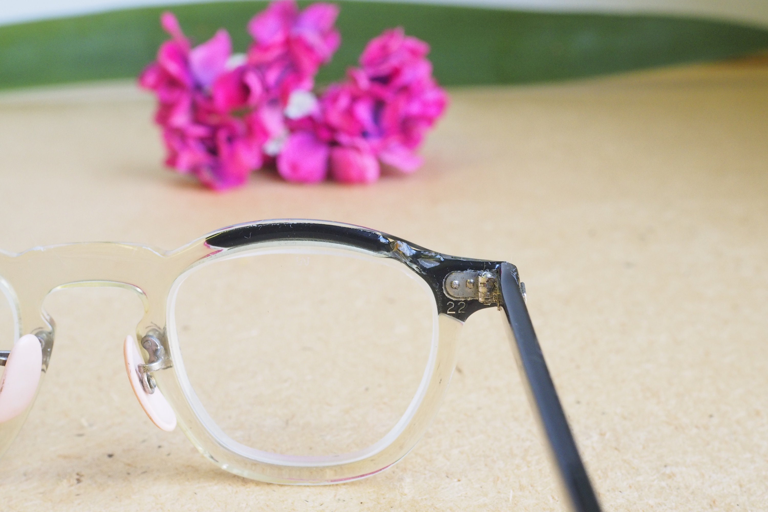 Vintage Eyeglass 1960s Glasses/frames /eyeglasses/hipster/ Geek