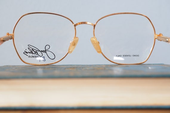 Vintage eyeglasses 1990's Frames/eyeglass/hipster… - image 8