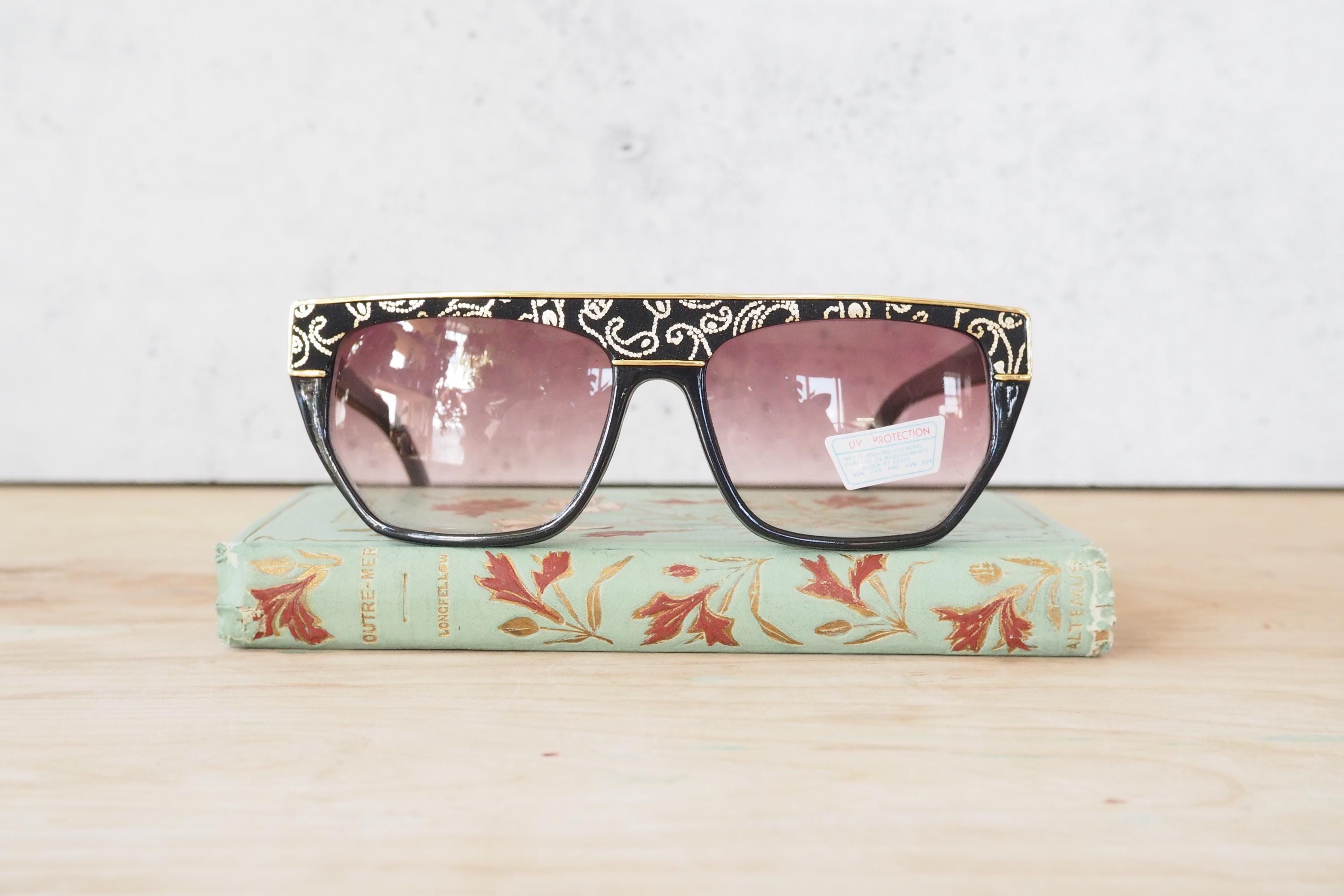 Vintage Sunglasses 1980s Multicolor New Old Stock 80s 