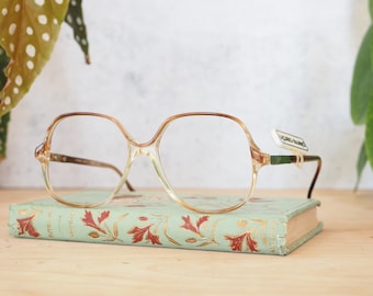 Vintage eyeglasses 1970's Frames/eyeglass/hipster/Multicolor By Pierre Cardin Made In italy