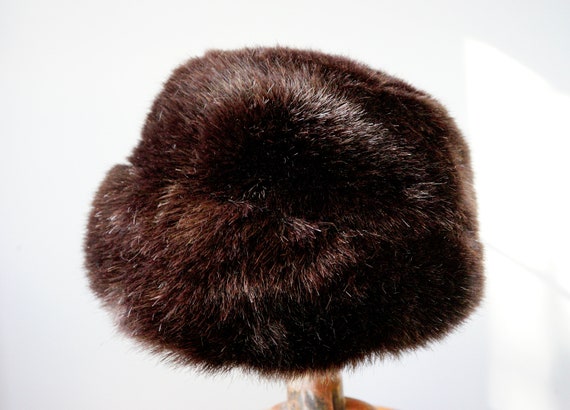 Vintage Rabbit Fur Cossack Hat, Cloche Hat, Vinta… - image 6