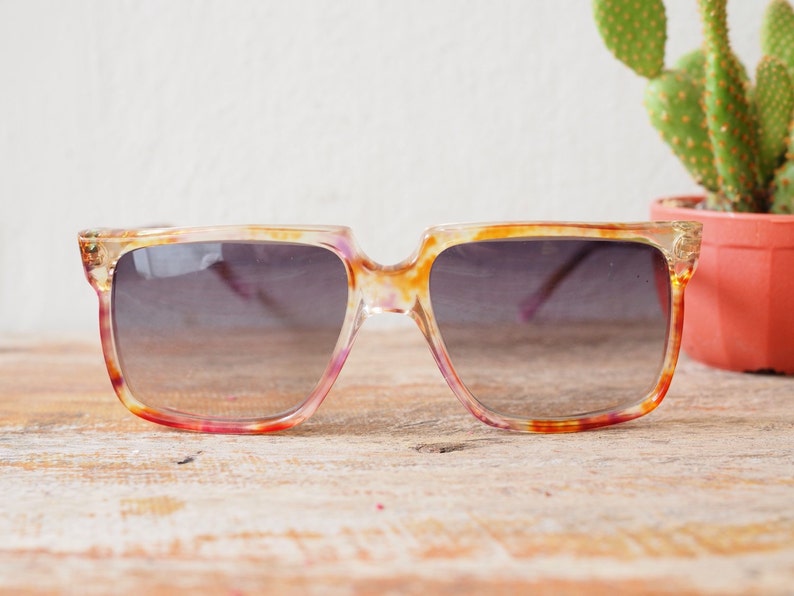 Vintage Sunglasses by Pierre Cardin Nice Multi-color Frame - Etsy