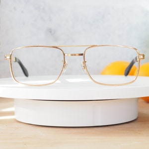 Vintage Brille 1970er Jahre Made In Germany New Old Stock Multicolor Goldton Pilotenbrille