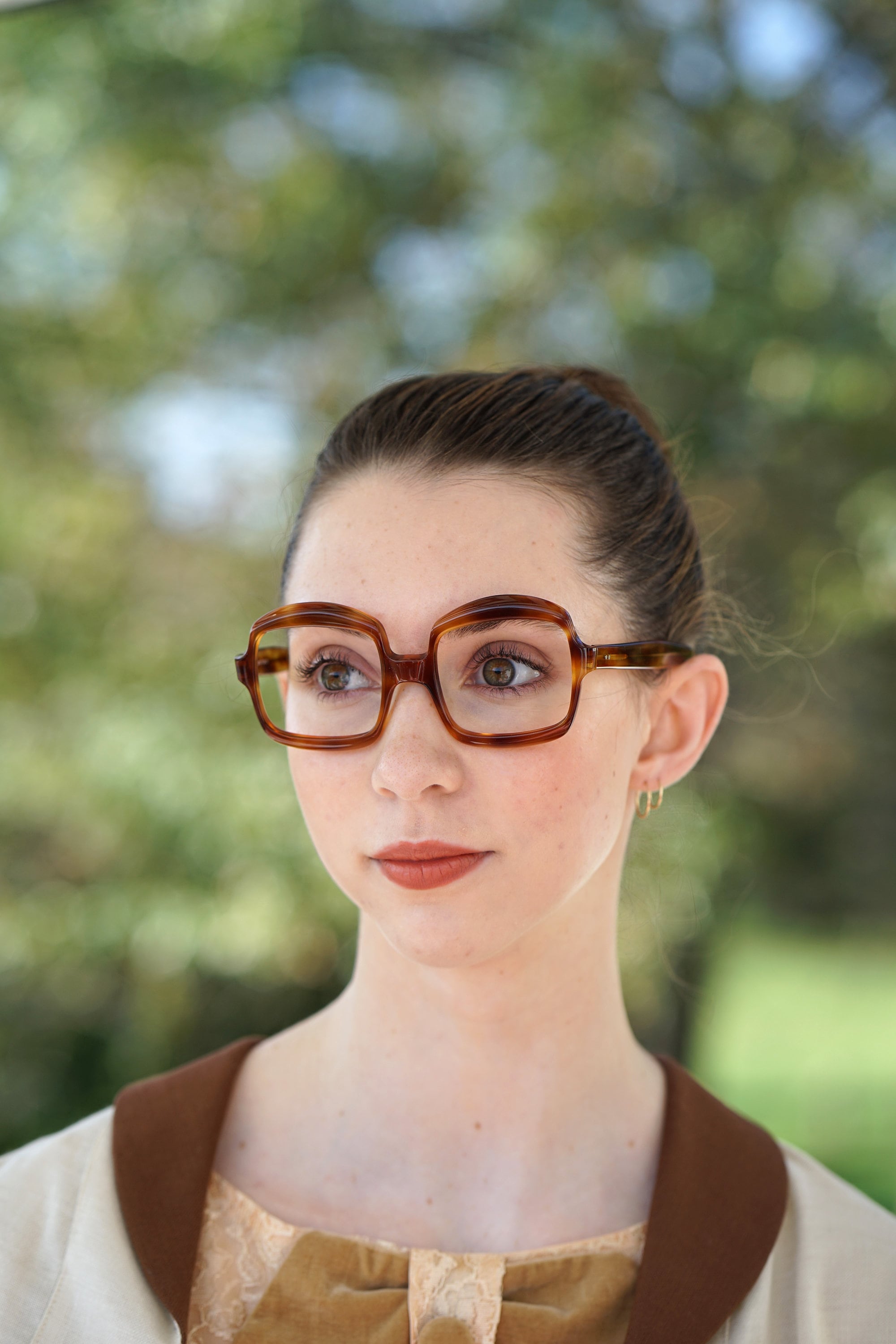 Vintage 1960s Eyeglasses SJ Frame France NOS Retro Grandma Chic Pop Art Vintage Eyeglasses 1960 main image 4