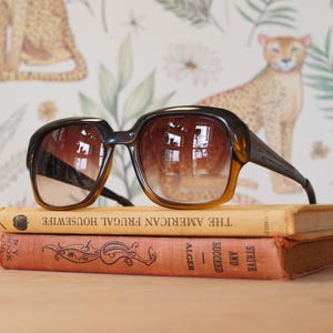 VINTAGE Christian Dior Sunglasses 1970s Grandma chic optyl austria