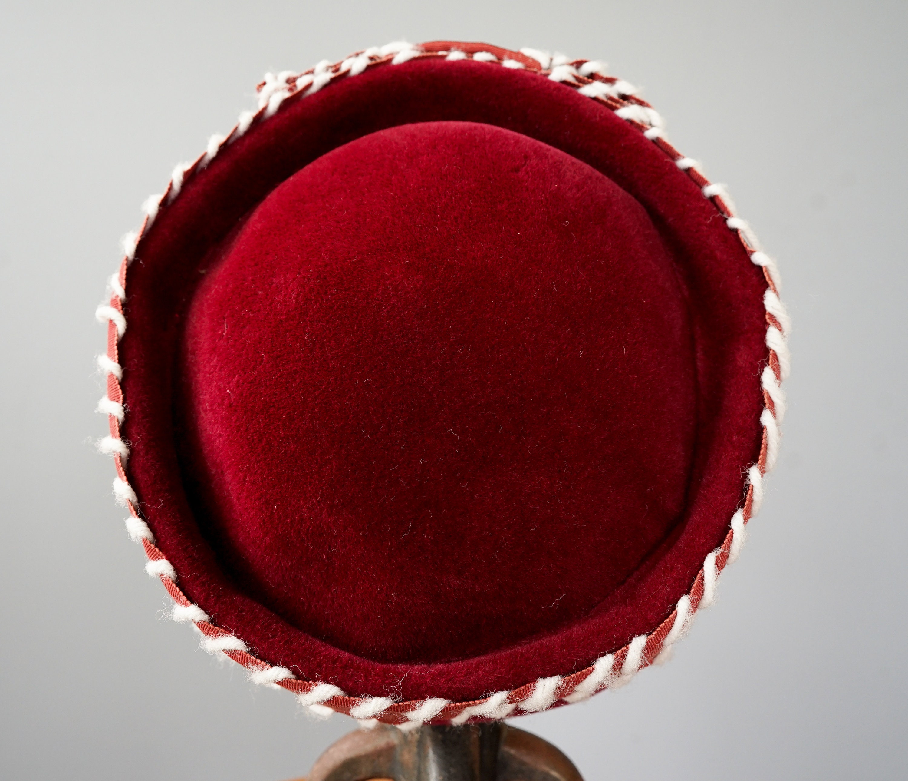 Vintage Fur Felt Pillbox Hat, 1950s-60s Hat, Vintage Hat  display picture 1