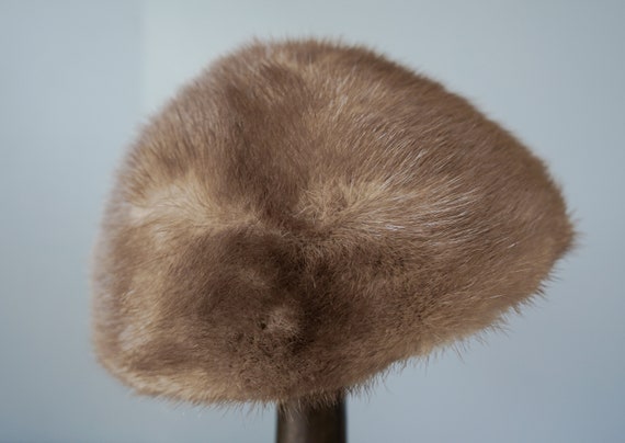 Vintage Fur Half Hat, Vintage Hat, 1950s Hat, Vin… - image 6