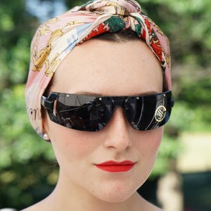 Vintage Sunglasses 1990s floating lens New Old Stock Y2K Gorpcore wrap around sunglasses