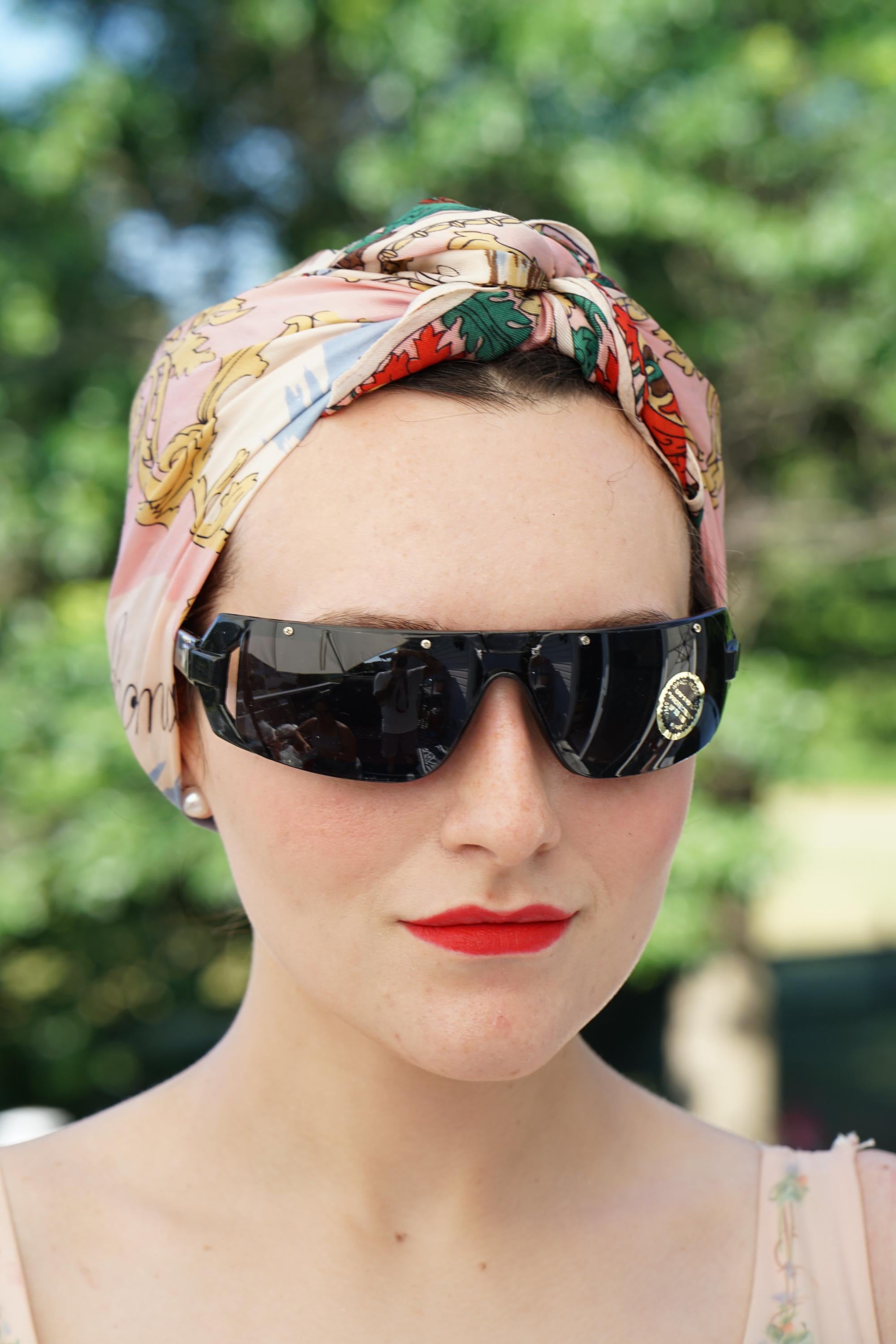 Vintage Sunglasses 1990s Floating Lens New Old Stock Y2K Gorpcore