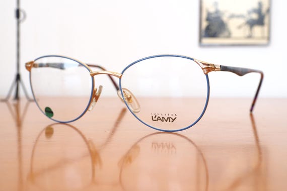 Vintage Eyeglass Wire Rim 1990s By Lamy New Old S… - image 6