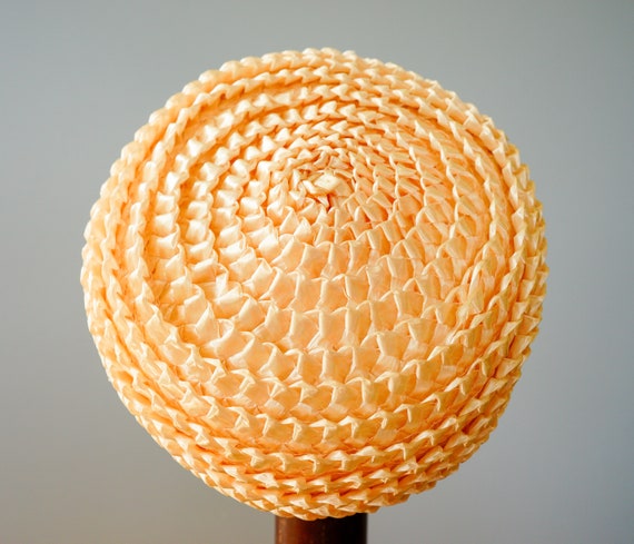 Vintage Straw Pillbox Hat, 1950s-1960s Hat, Vinta… - image 6