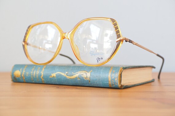 Vintage eyeglasses 1970's Frames/eyeglass/hipster… - image 3