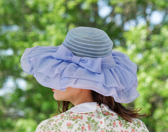 Vintage Floppy Hat, Wide Brim Hat, 1960s-70s Hat,… - image 2