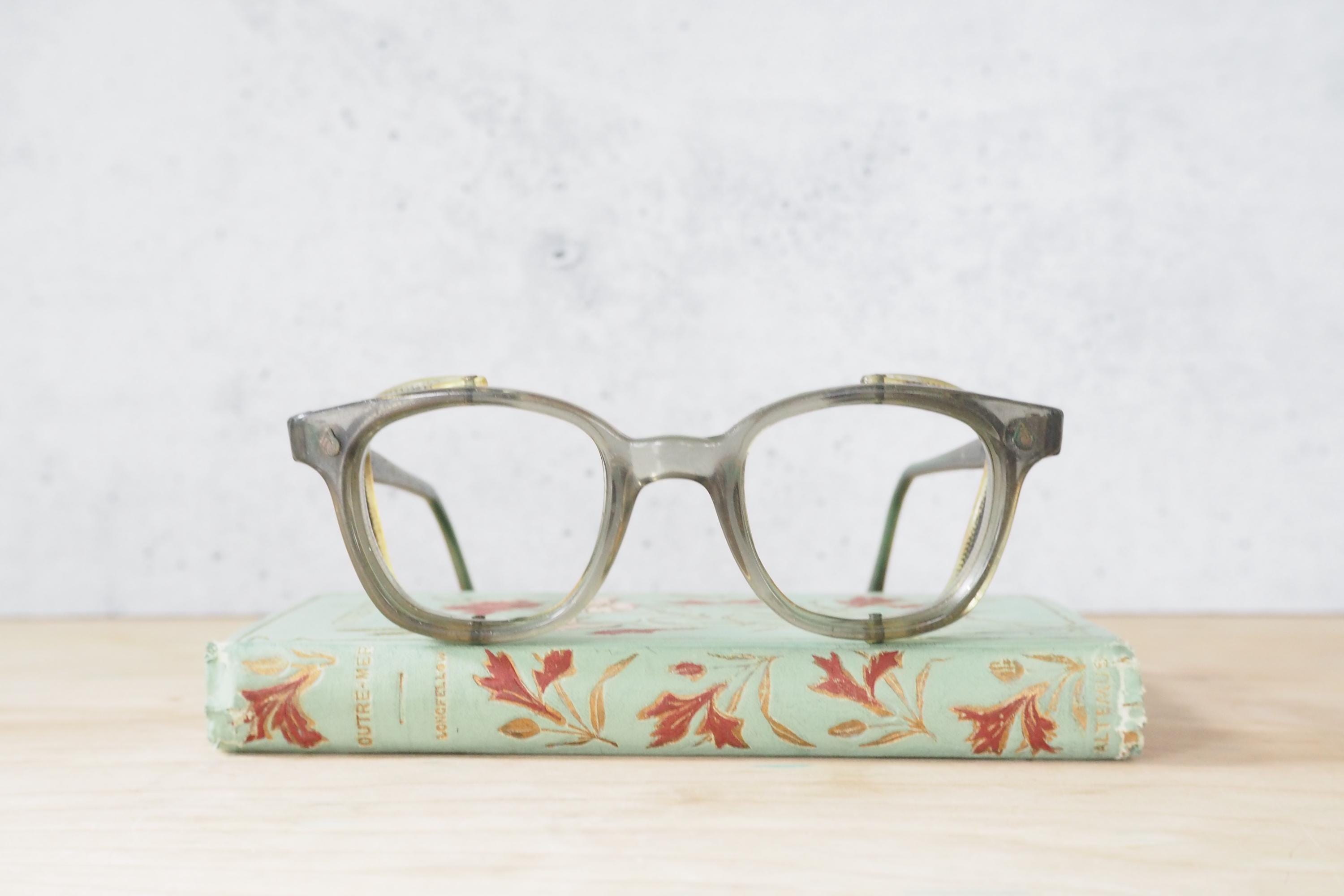Vintage Safety Green Glasses - Etsy Vintage Safety Green Glasses - Etsy