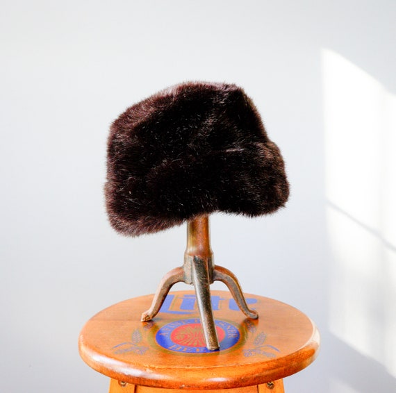 Vintage Rabbit Fur Cossack Hat, Cloche Hat, Vinta… - image 5