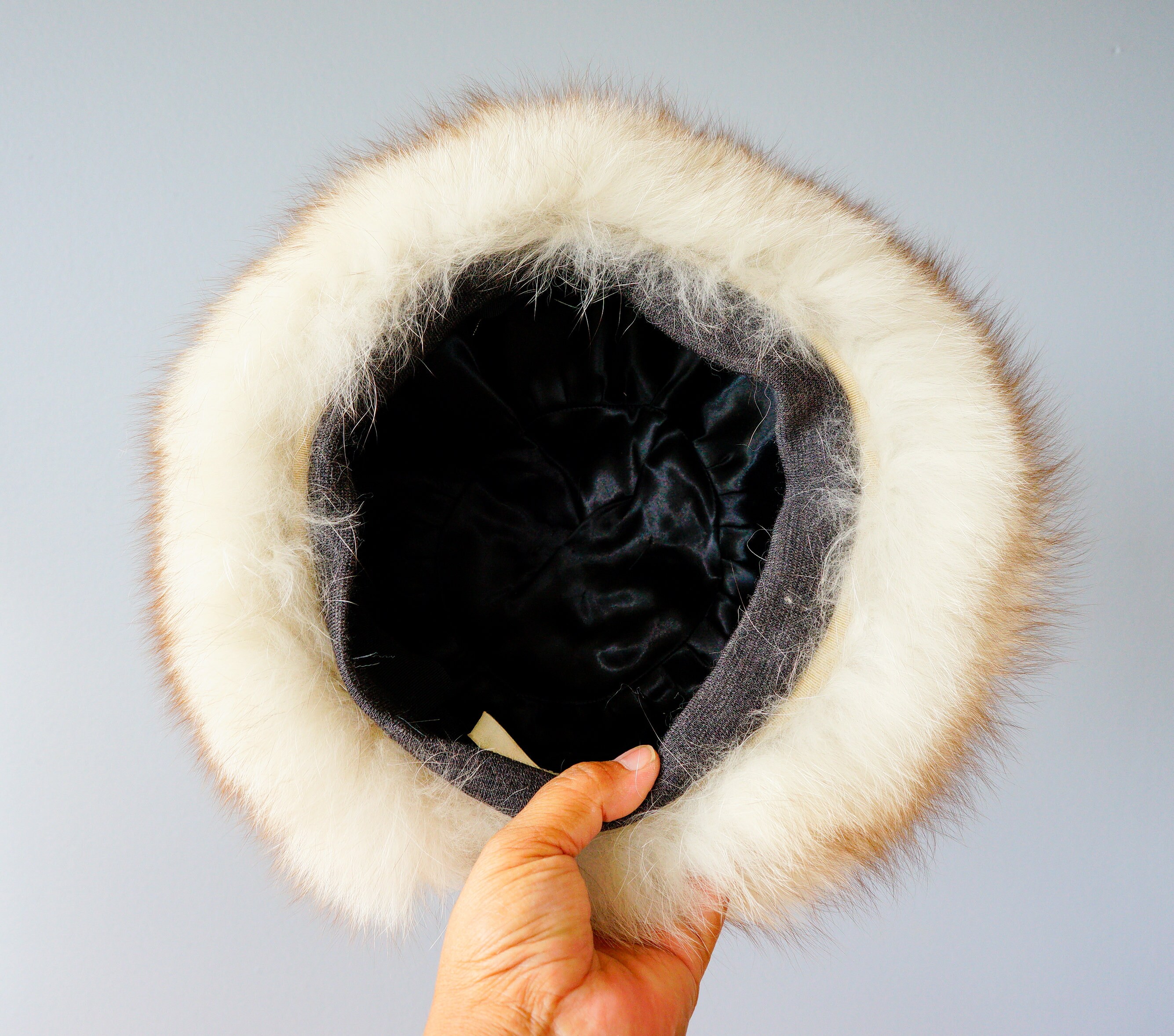 Vintage Fur Tam Beret Hat: 1950s-1960s Women Midcentury  display picture 2