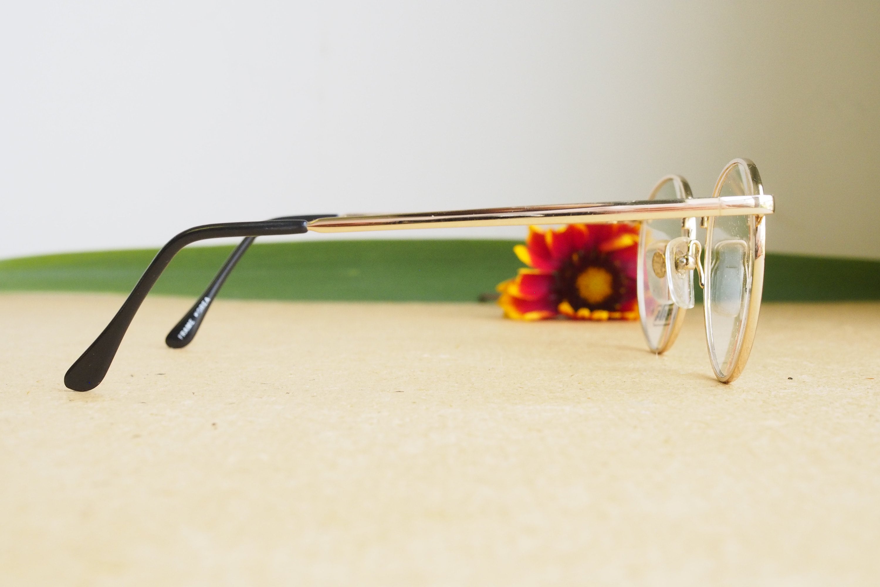 Occhiali Da Vista NYS Eyewear Stile Retrò – Montatura Metallo Argento E Nero, Lenti Trasparenti Grandi, UV400