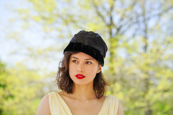 Vintage Bucket Hat, Cloche Hat, 1950s-60s Hat, Vi… - image 1