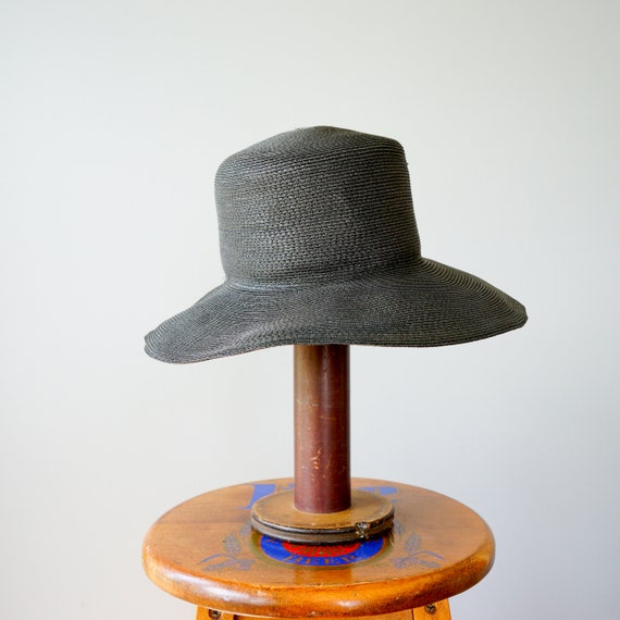 Vintage Straw Boater Hat, Floppy Hat, 1960s Hat, … - image 8