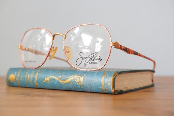 Vintage eyeglasses 1990's Frames/eyeglass/hipster… - image 3