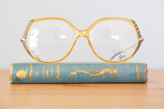 Vintage eyeglasses 1970's Frames/eyeglass/hipster… - image 4