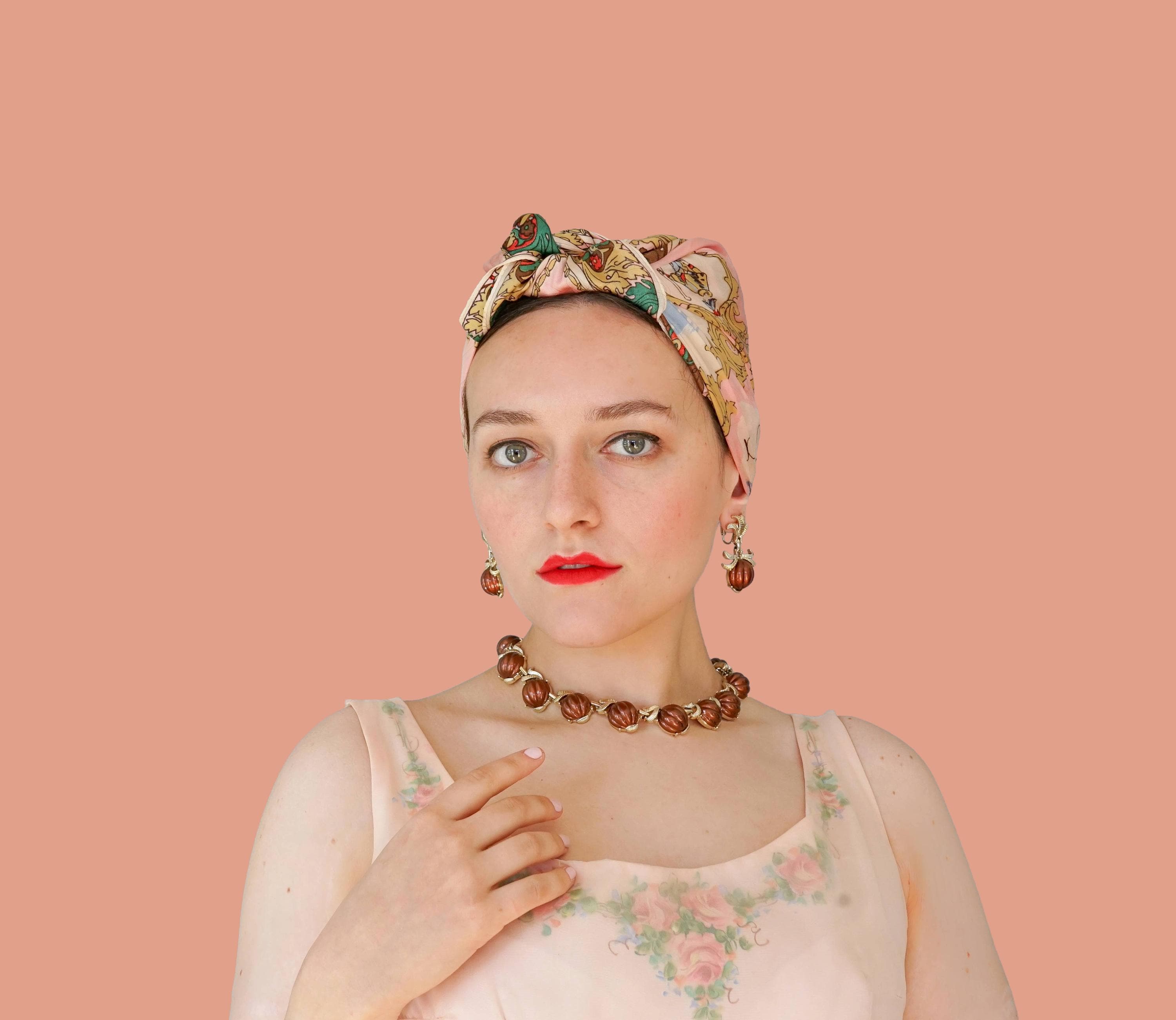 ヴィンテージ Volupte ネックレス イヤリング セット 新品 タグ付き