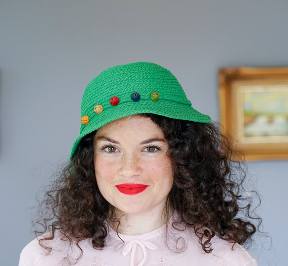 Vintage Everitt Spunwoven Hat, Vintage Knit Hat, … - image 2