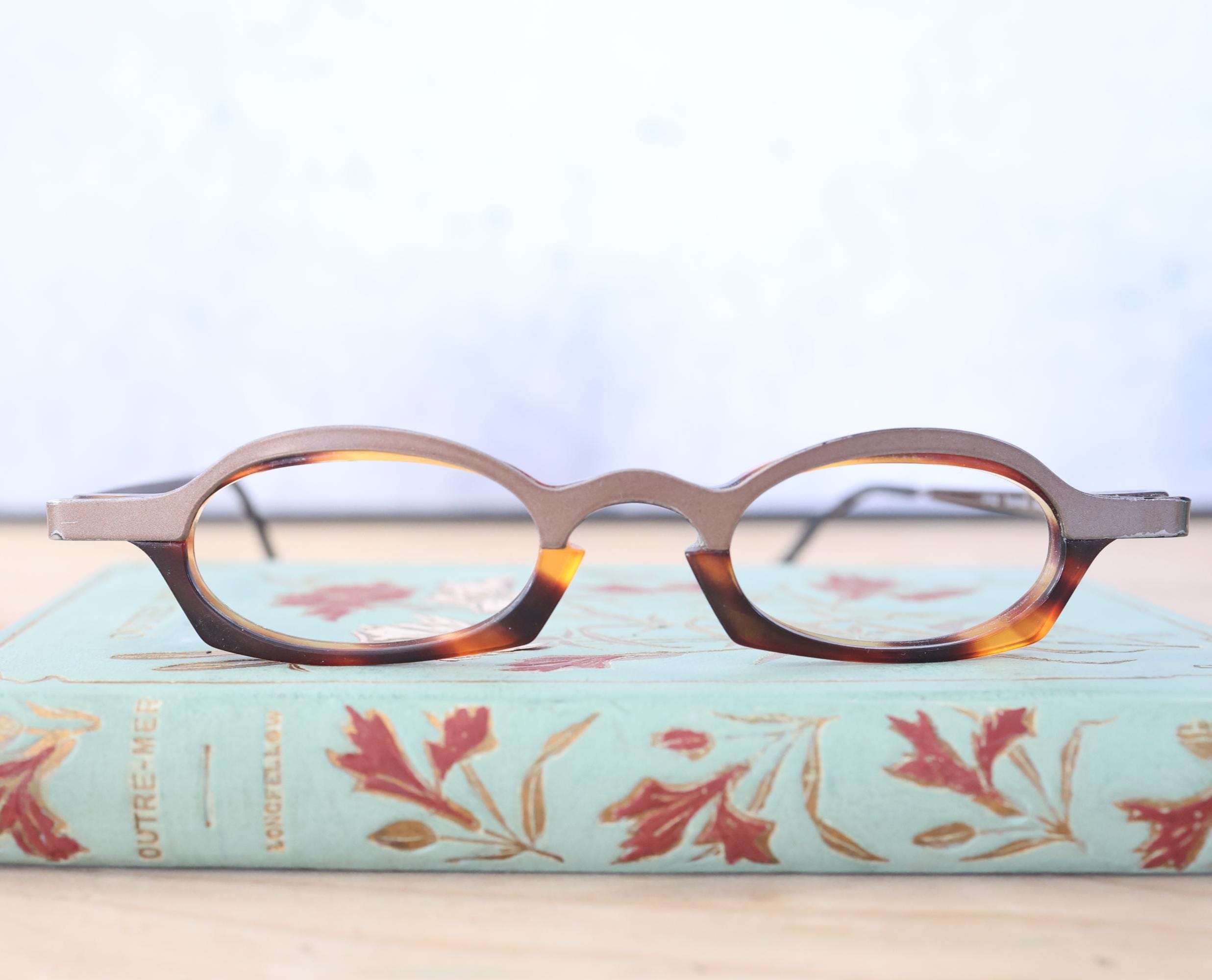 Vintage THEO Belgium Eyeglasses 1990s/glasses/hipster/frames 