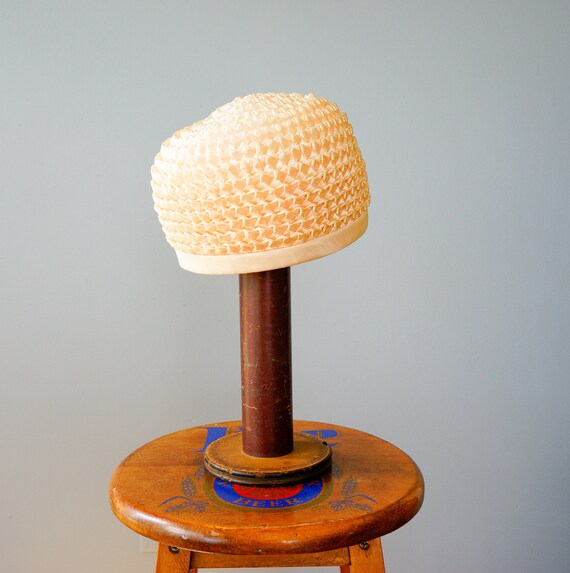 Vintage Straw Pillbox Hat, 1950s-1960s Hat, Vinta… - image 8