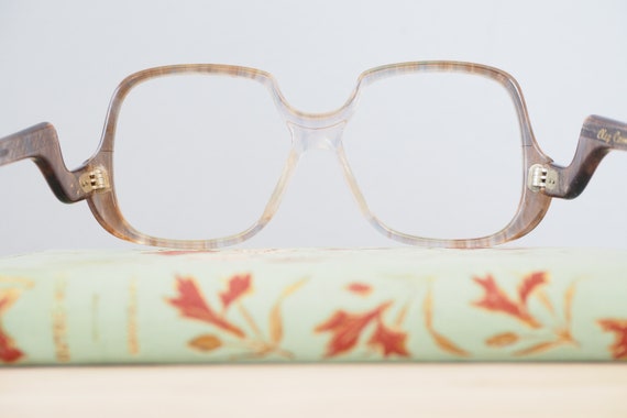 Vintage eyeglasses 1970's Frames/eyeglass/hipster… - image 8
