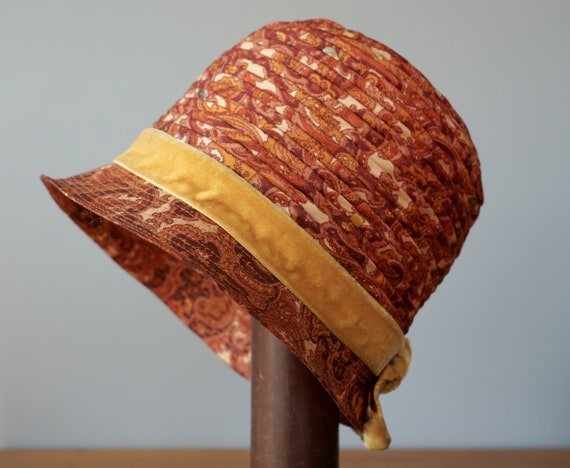 Vintage Bucket Hat, Cloche Hat, 1960s Hat, Vintag… - image 7