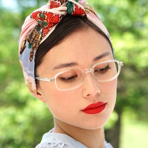 Vintage on Guard eyeglasses 1970s Made In Korea New Old Stock Clear tone frames