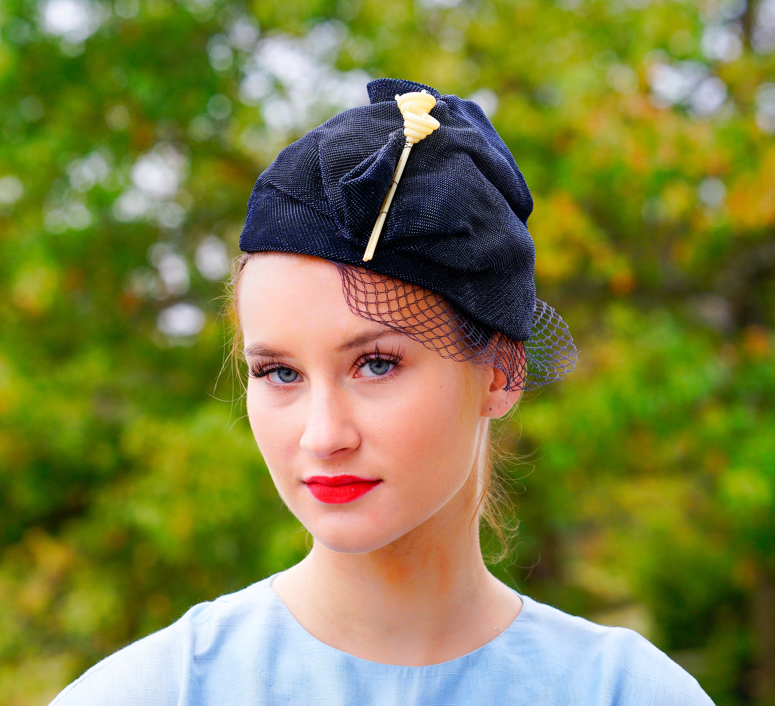 Vintage Bakelite Toque Turban Hat, Vintage Women Hat, 1920s-30s