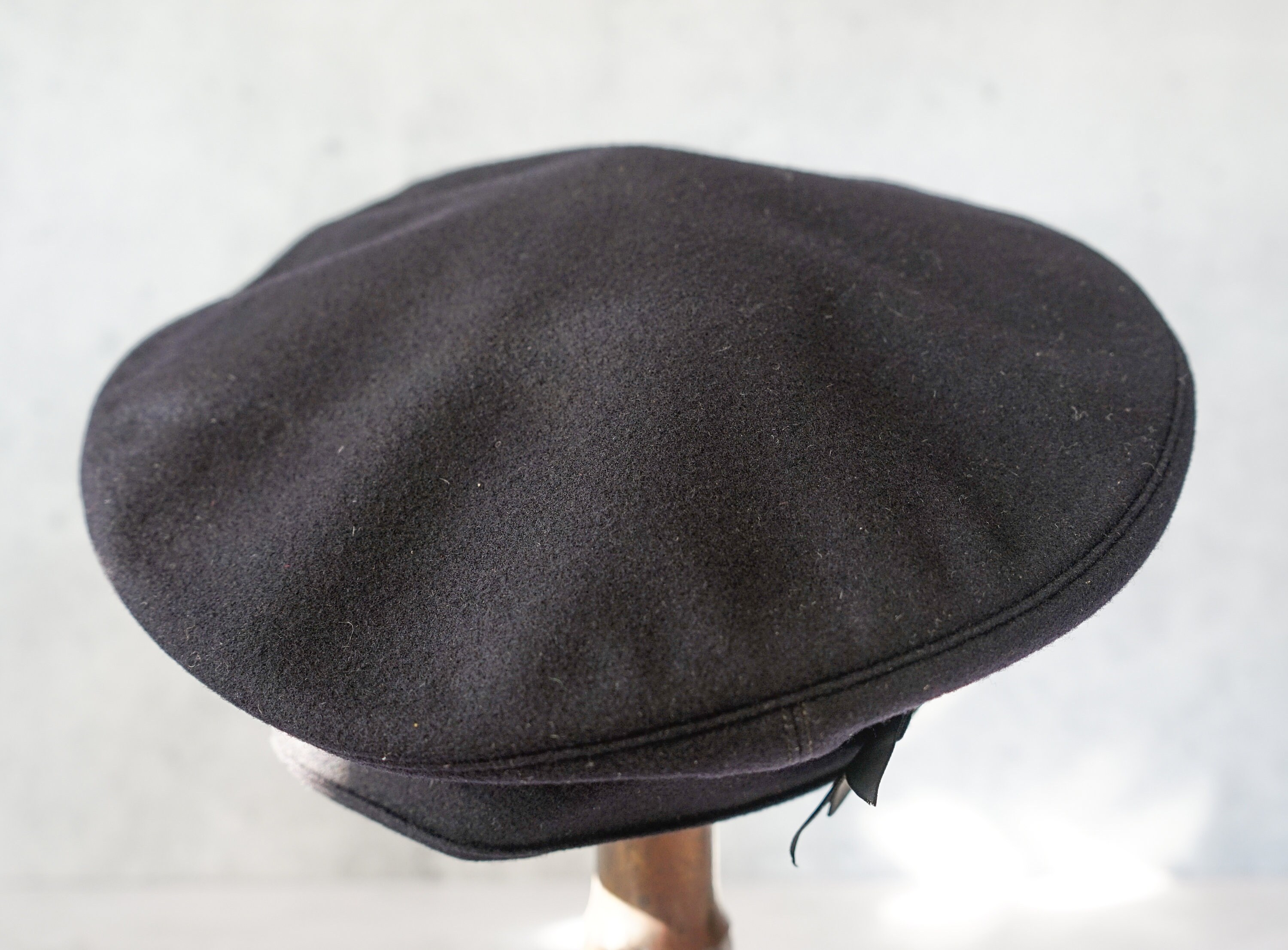 1950s Glencove 100% wool felt beret Vintage U.S. Navy Wool Beret - 1950s Sailor Hat (size 6 7/8  main image 3
