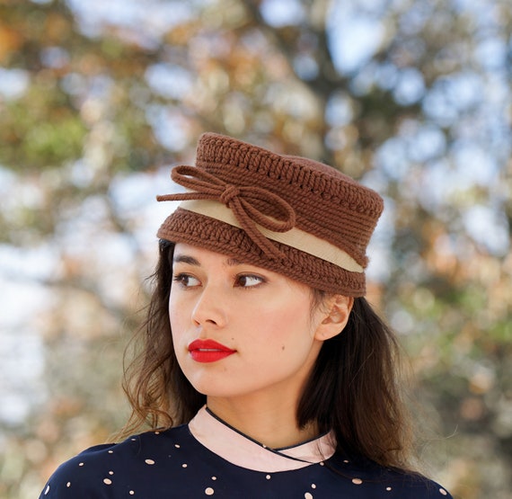 Vintage Everitt Needlepoint Hat, Vintage Bucket Hat, Vintage  display picture 3