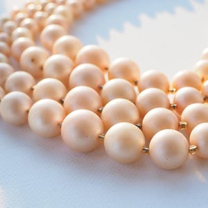 Vintage Faux Pearl Necklace/ Vintage Necklace/ 1950s Pearl/ 50s Necklace/ Retro Necklace/ Faux Pearl Necklace/ Multi Strand Pearl/ Jackie O image 7