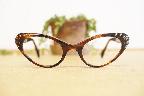 Vintage Eyeglasses 1960s cateye glasses/Frames /Ey
