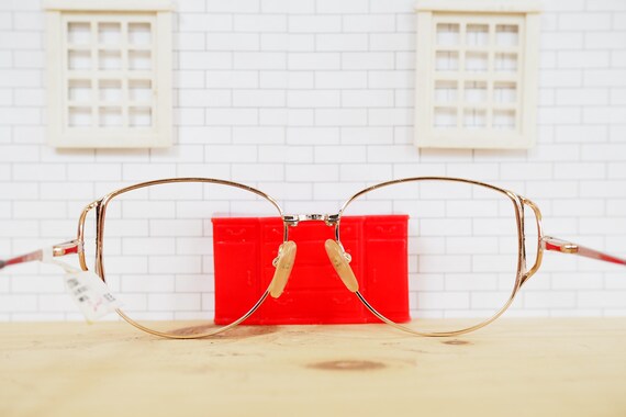 Vintage 1990s Eyeglass Over Size Frame Multi Colo… - image 8