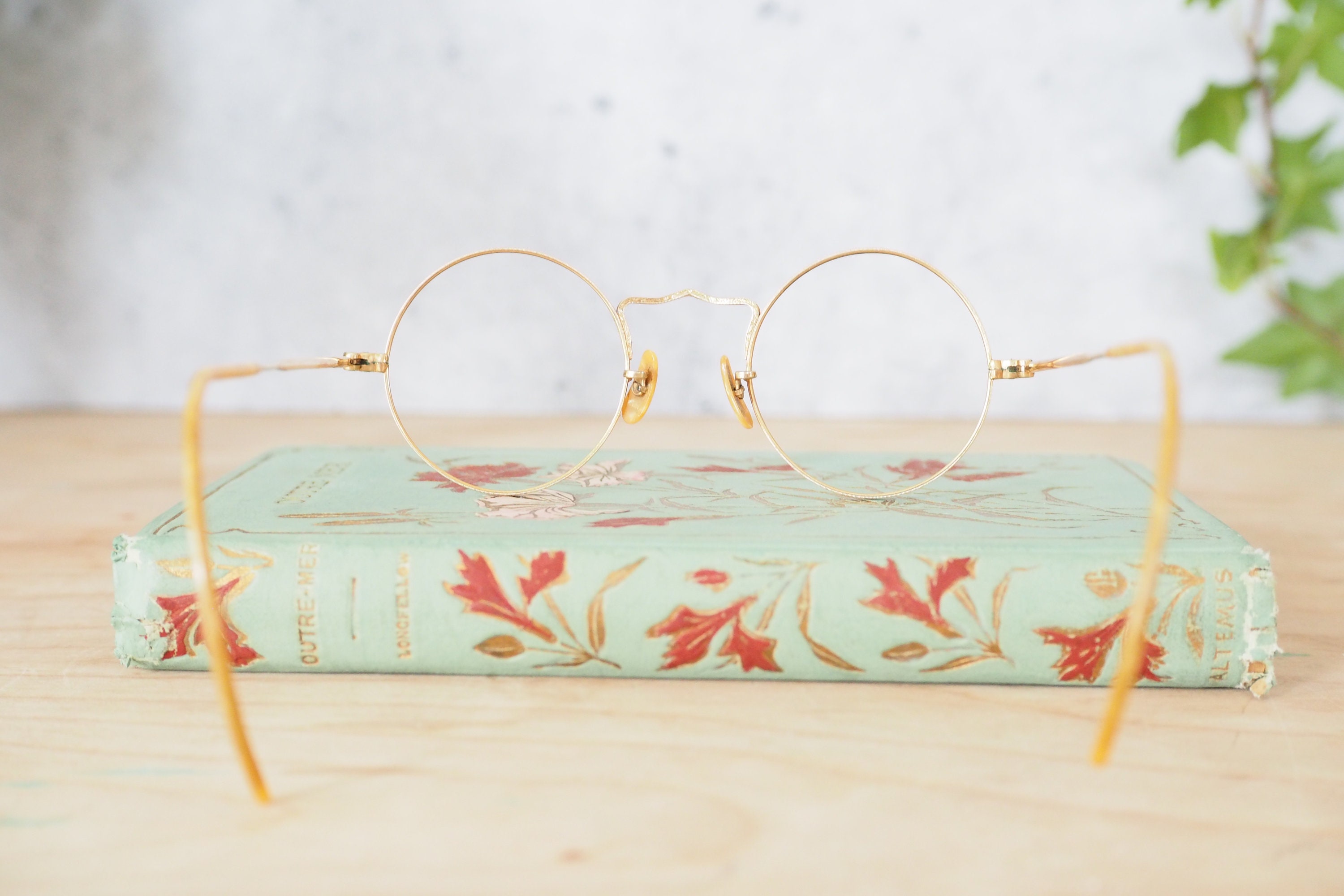 B&L Brass Vintage Eyeglasses Brown Gold Frames B L Bausch & Lomb Glasses Eyewear C5D3E29F-FD18-451C-9BF5-  main image 3