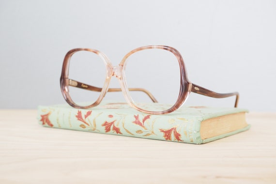 Vintage eyeglasses 1970's Frames/eyeglass/hipster… - image 3