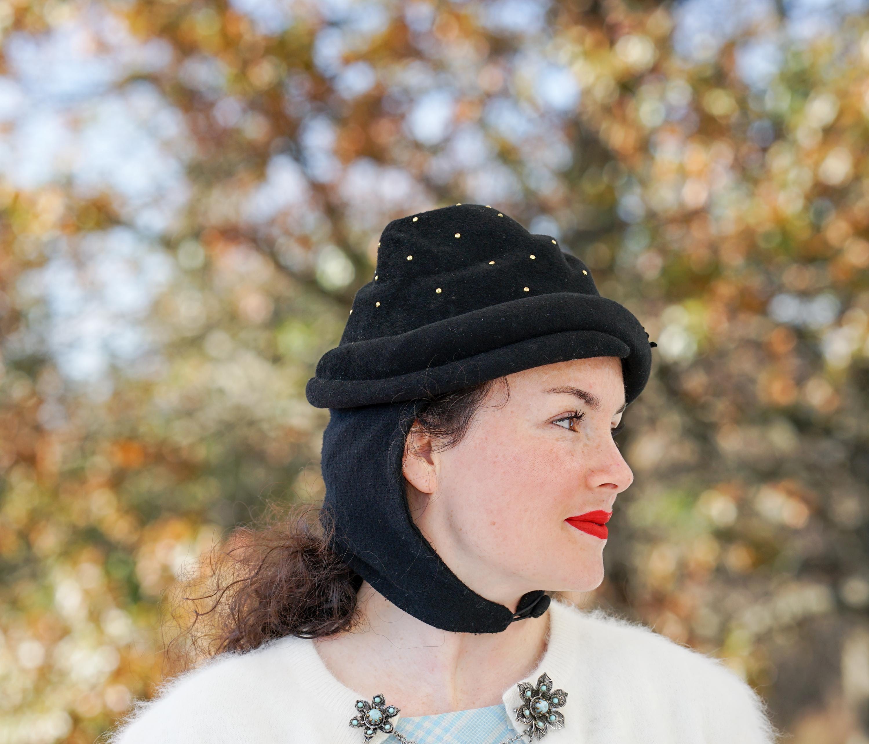 1950s stud hat - Etsy 日本